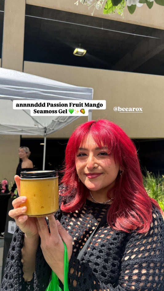Passion Fruit-Mango Seamoss Gel