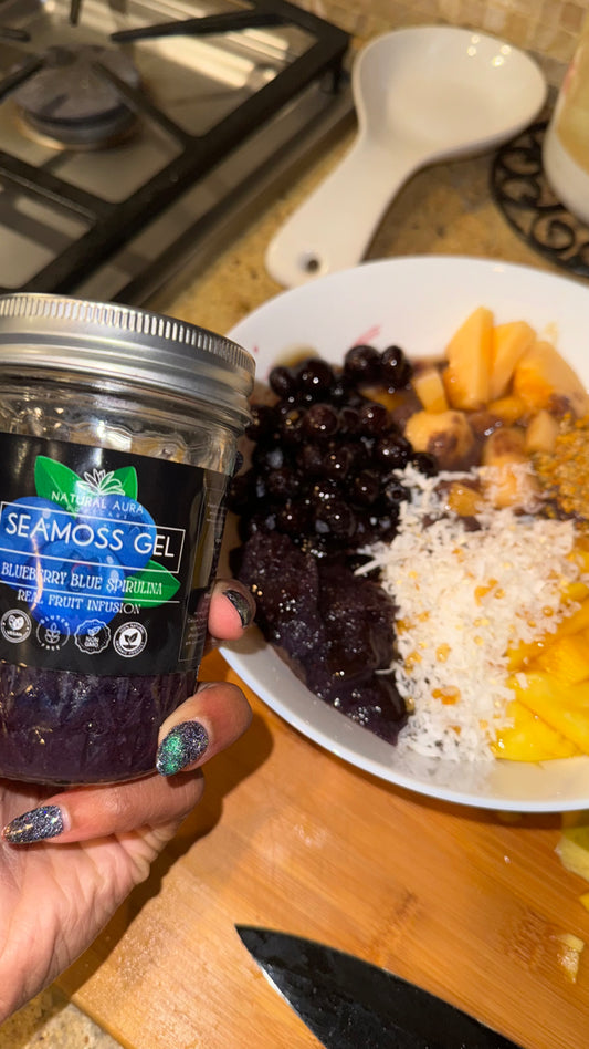 Blueberry Spirulina Seamoss Gel