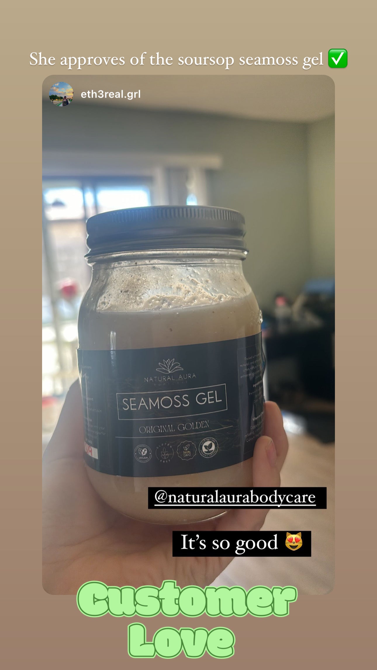 Soursop Seamoss Gel