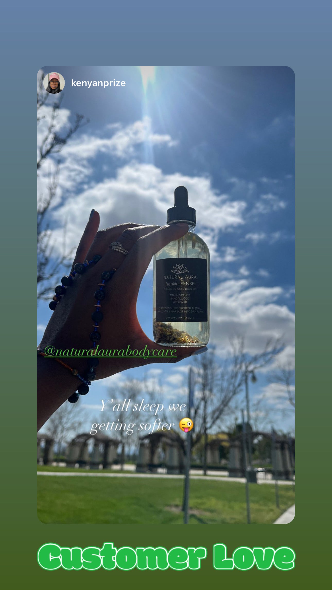 Frankin-SENSE Floral Infused Body Oil
