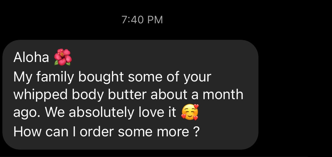 Whipped Body Butter