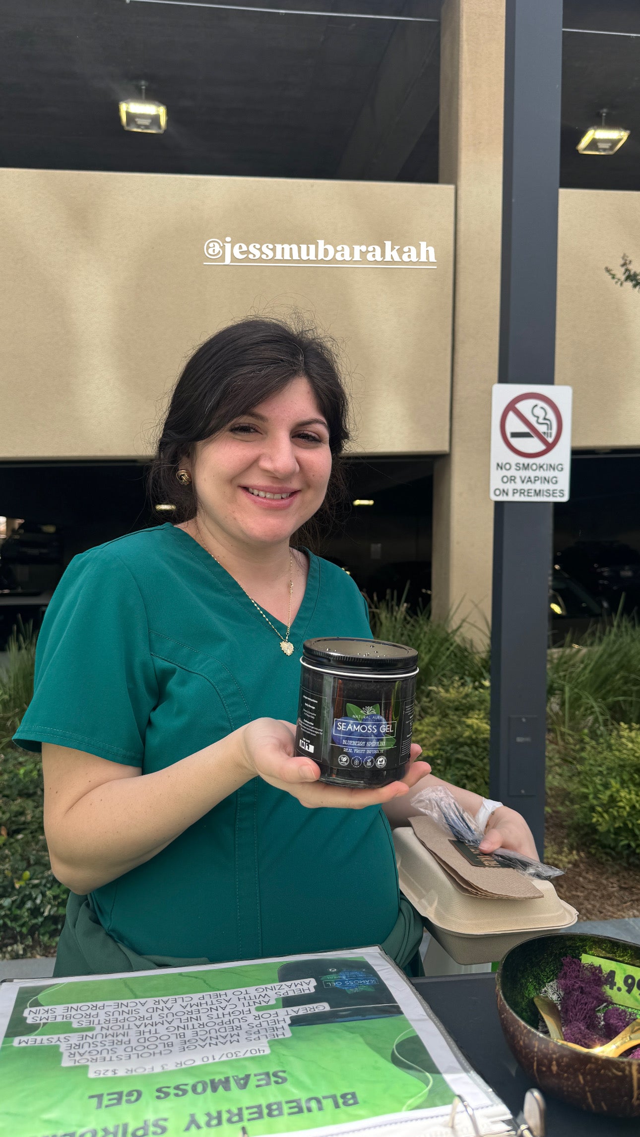 Blueberry Spirulina Seamoss Gel