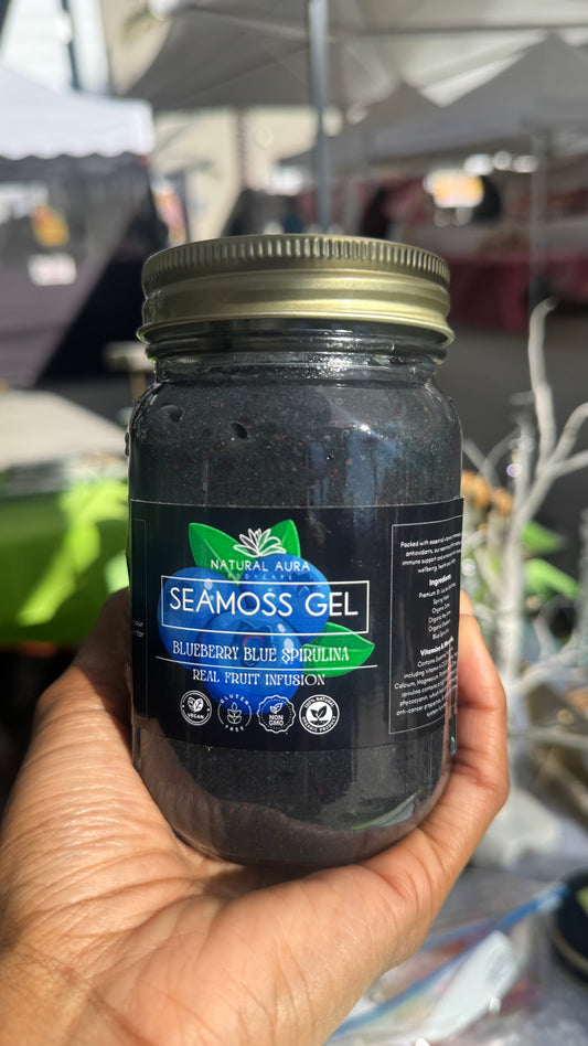 Blueberry Spirulina Seamoss Gel