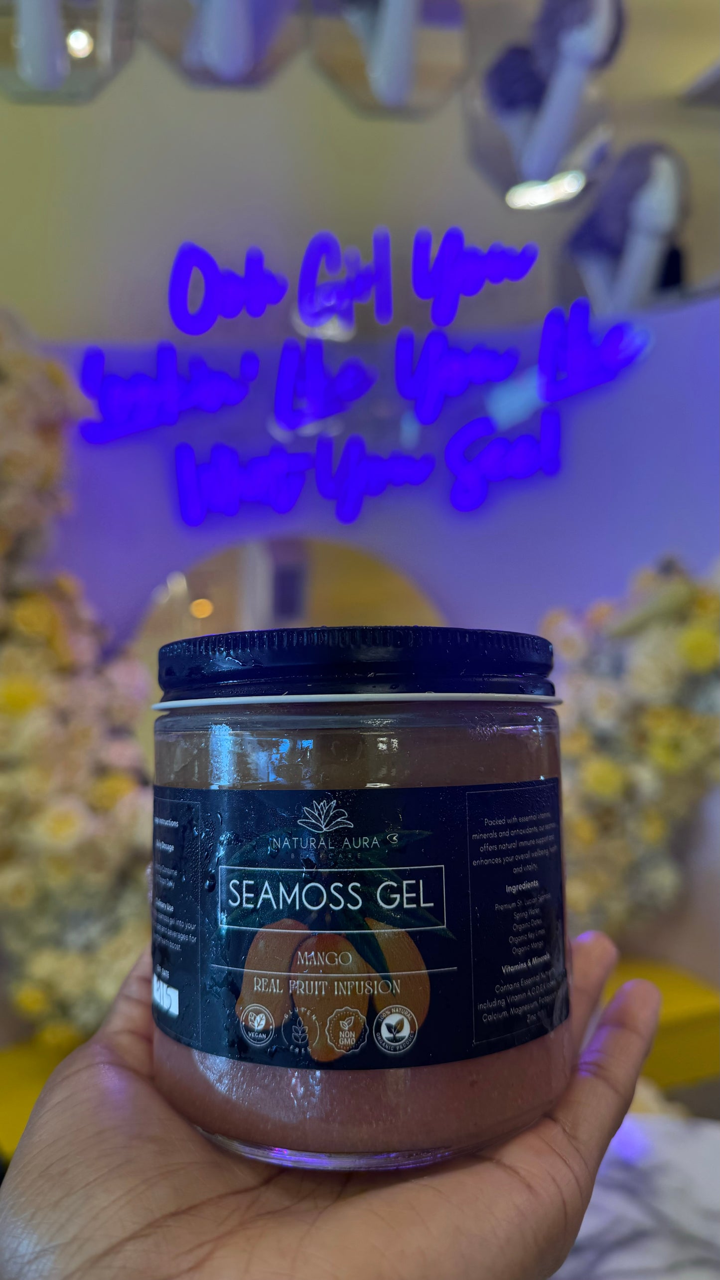 Passion fruit Seamoss Gel